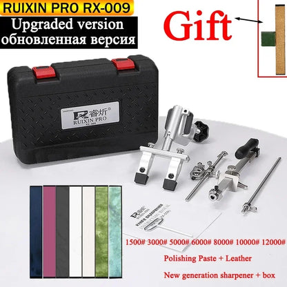 2023 New Upgraded Version Ruixin Pro RX009 Aluminium Alloy Knife Sharpener System 360 Degree Flip Constant Angle Grinding Tools-EXPROTAS