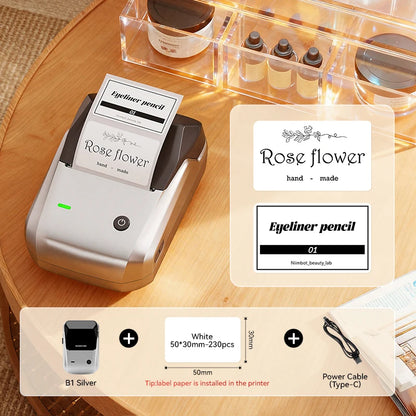Niimbot B1 Portable Thermal Label Printer Mini Bluetooth Sticker Maker