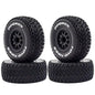 4Pcs 112mm Truck Tires Tyre 1/10 Short Course RC Wheels 12mm Hex Arrma