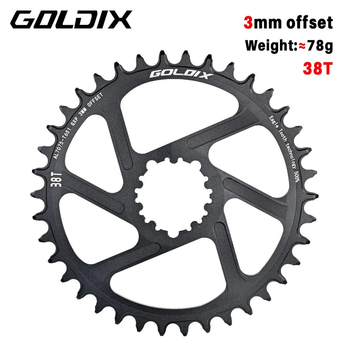 Sram Direct Mount Chainring 34t 36t 38t 40t Narrow Wide Offset MTB