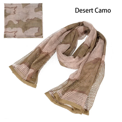 Veil Camo Mesh Scarf for Outdoor Camping Hiking Hunting Activities