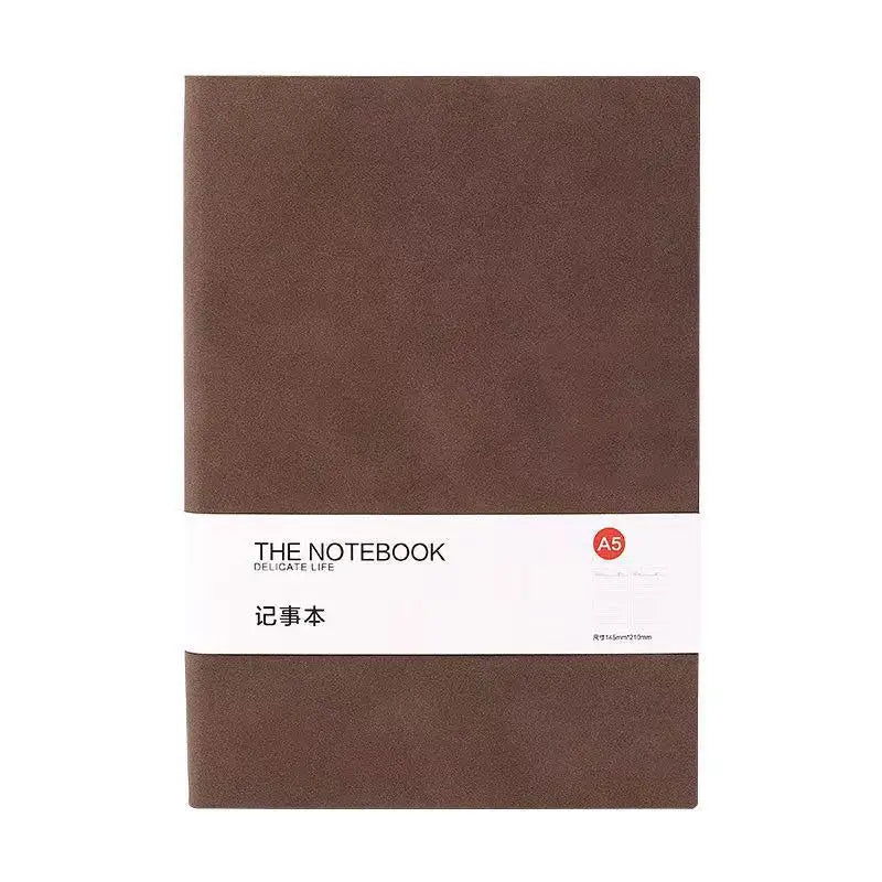 A5 A6 Leather Notebook Journal Notepad Diary Lined Pages School Office