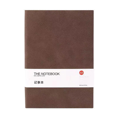 A5 A6 Leather Notebook Journal Notepad Diary Lined Pages School Office