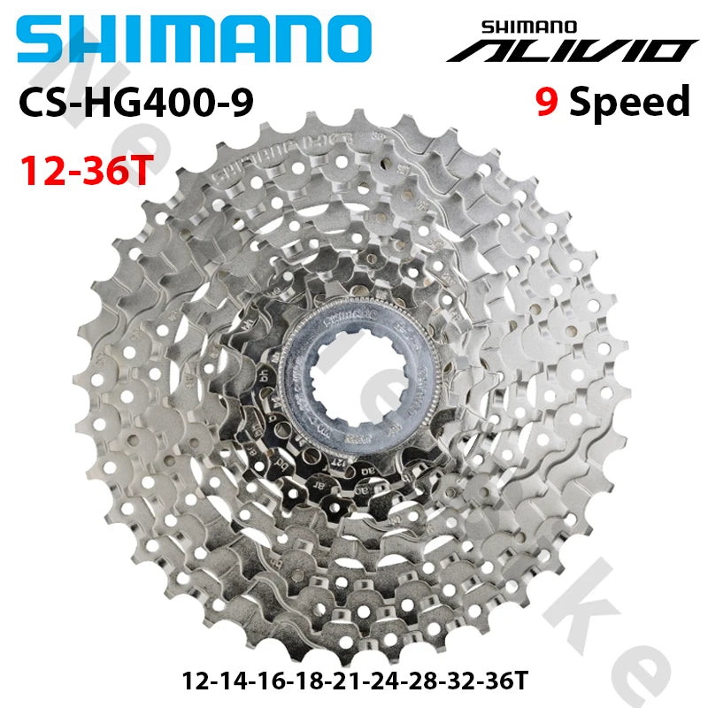 Shimano Alivio Cassette 9 Speed MTB Freewheel 11-25T 11-28T 11-32T 11-34T