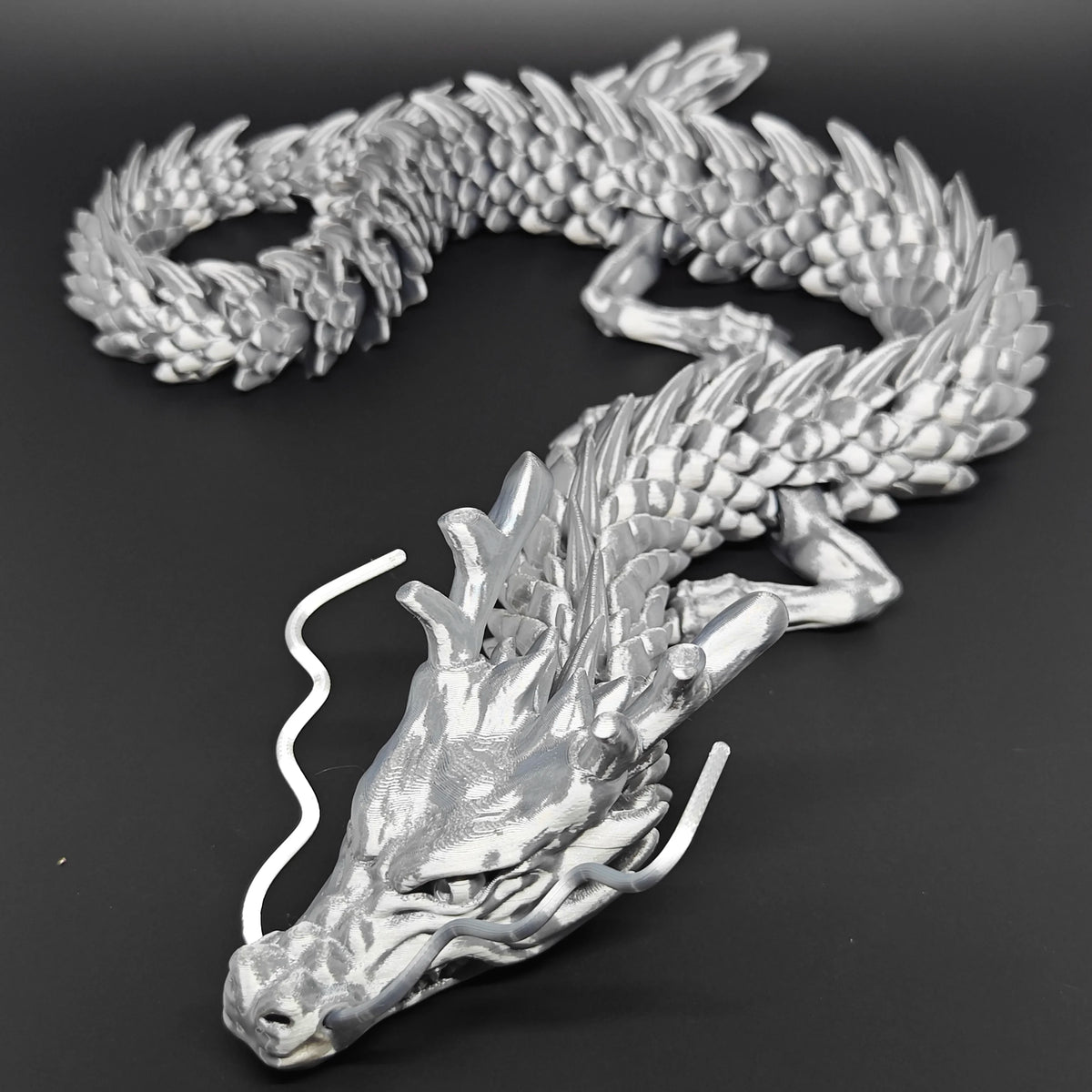 3D Printed Gem Dragon Crystal Fidget Toy Rotatable Articulated 88CM 60CM