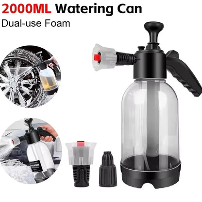 2L Foam Sprayer Car Wash Hand Pump Bottle Pressure Cleaning Tool