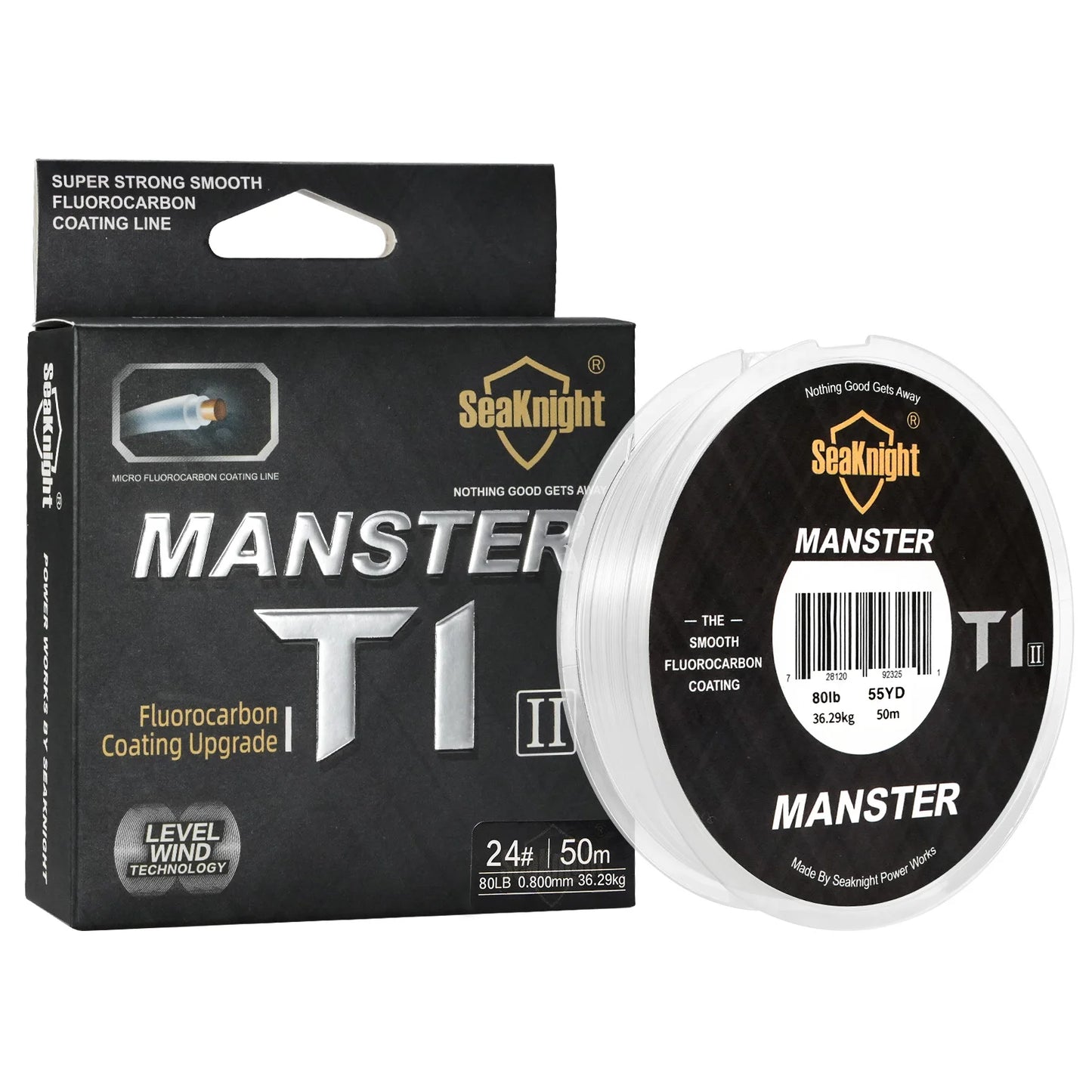 Fishing Line 100M Fluorocarbon Coating SeaKnight Manster 3-100LB
