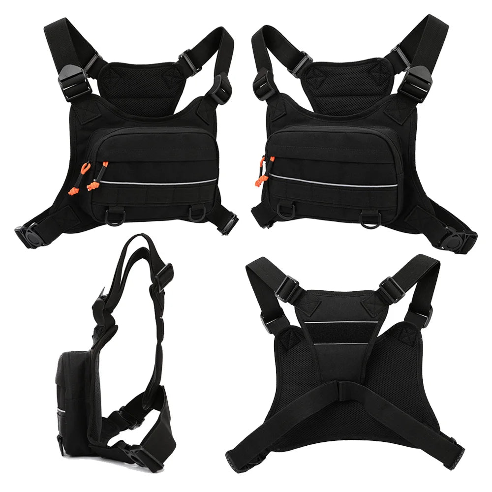 Tactical Chest Bag for Outdoor Fishing Hiking Camping Travel