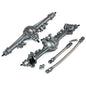 CNC Aluminium Front Rear Axle Bevel Gear SOA Mount 1/10 RC Crawler SCX10 II