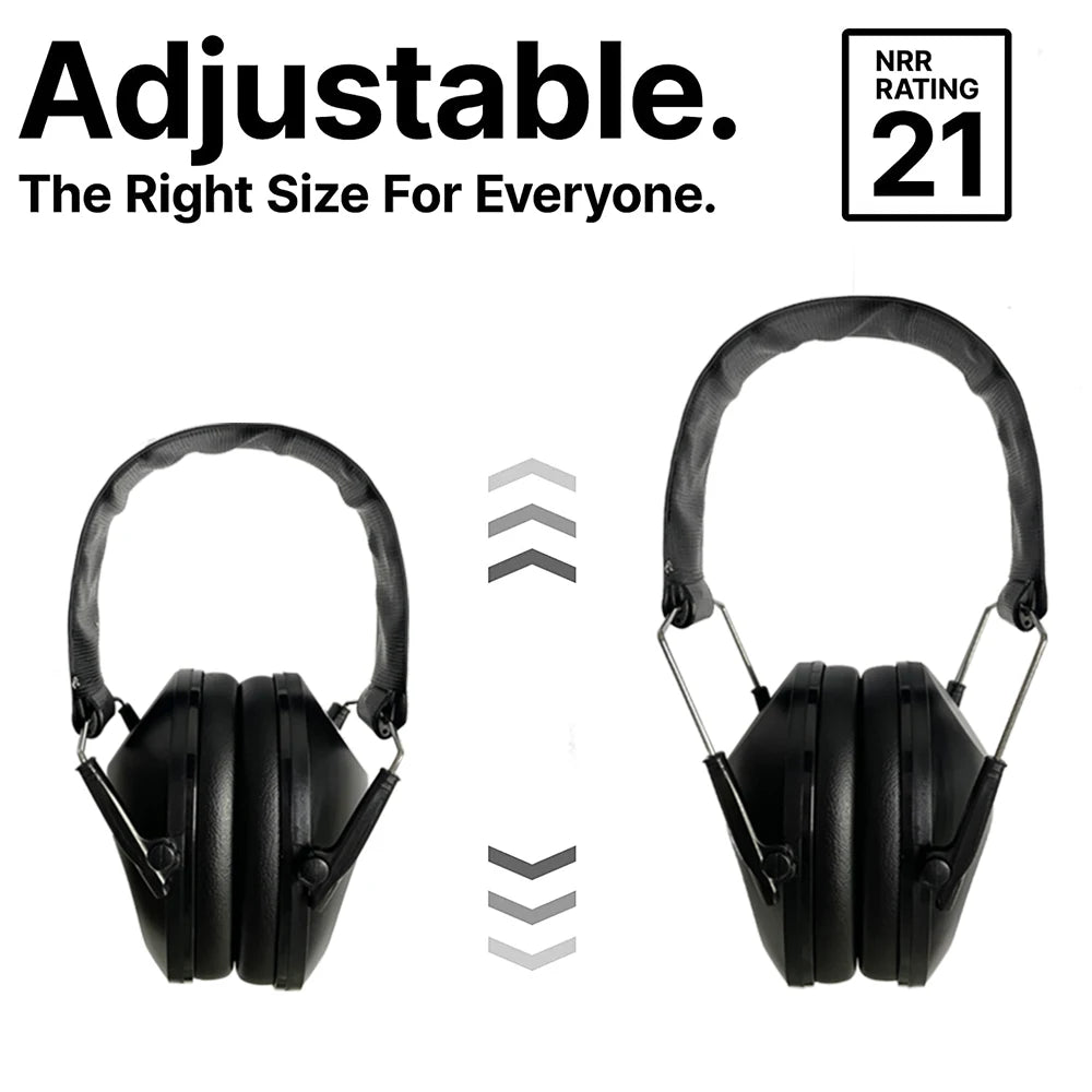 Anti-Noise Ear Plugs Tactical Hunting Folding Ear Defenders Ear Protector Ear Muff Hearing Protection Soundproof For Shooting-EXPROTAS