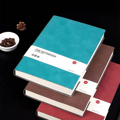A5 A6 Leather Notebook Journal Notepad Diary Lined Pages School Office