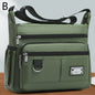 Men's Crossbody Bag Travel Sling Shoulder Handbag Multi-Pockets Storage