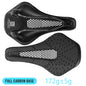 RYET 3D Printed Carbon Saddle Ultralight Hollow Breathable for MTB Gravel Road