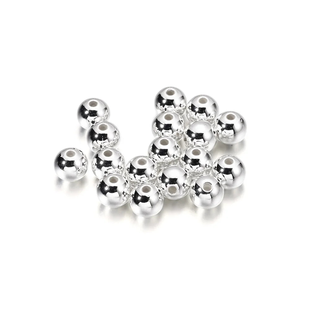 1000Pcs Imitation Pearl Beads 3-20mm Round Spacer for Bracelet Making DIY