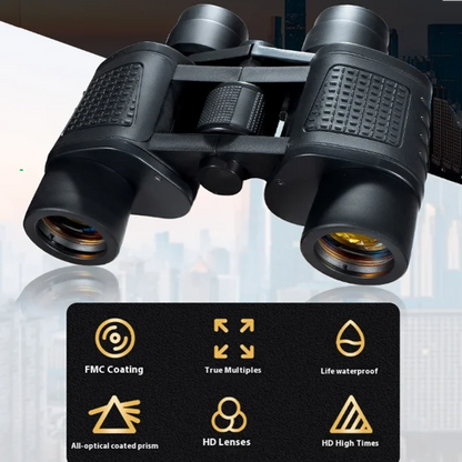 90x90 HD Binoculars Long Range Waterproof Outdoor Camping Hunting Bird Watching