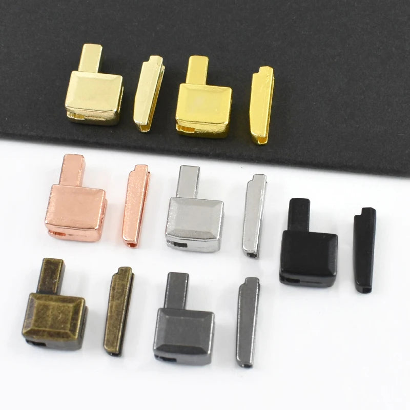 10/20/50Sets 3# 5# 8# 10# 10Sets Single Open Slider Plug Accessories Insert Box Pin Retainer for Metal Zipper Replacement Kit