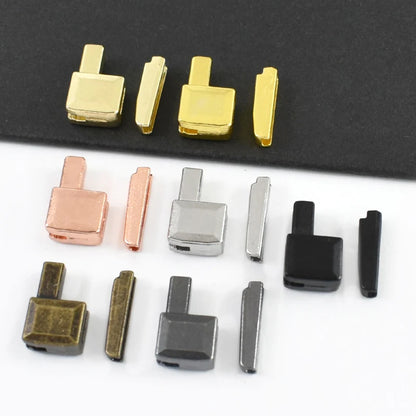 10/20/50Sets 3# 5# 8# 10# 10Sets Single Open Slider Plug Accessories Insert Box Pin Retainer for Metal Zipper Replacement Kit