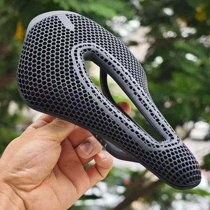 GOLDIX Ultralight 3D Printed Saddle Carbon Base TPU Breathable Seat for MTB Bike