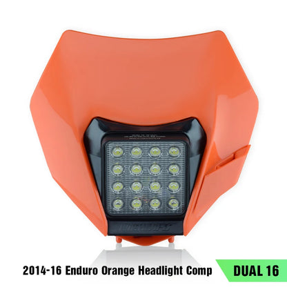 POWERZONE LED Headlight for KTM EXC XCF SX-F SMR Enduro Dirt Bike 2014-2023