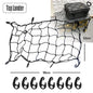Camping Wagon Elastic Cargo Net with 8 Clips for Trolley Cart