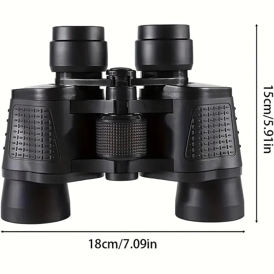 80x80 HD Binoculars High Magnification Portable Hunting Camping Outdoor Optics