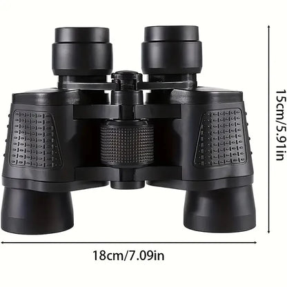 80x80 HD Binoculars High Magnification Portable Hunting Camping Outdoor Optics
