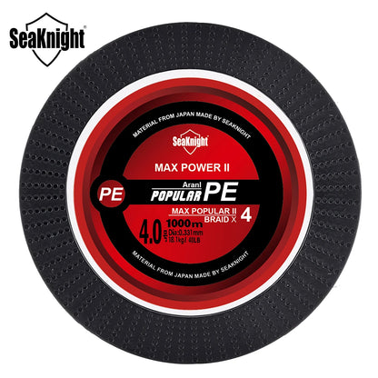 SeaKnight TP 1000M Braided PE Fishing Line 8-60LB Smooth Multifilament Line