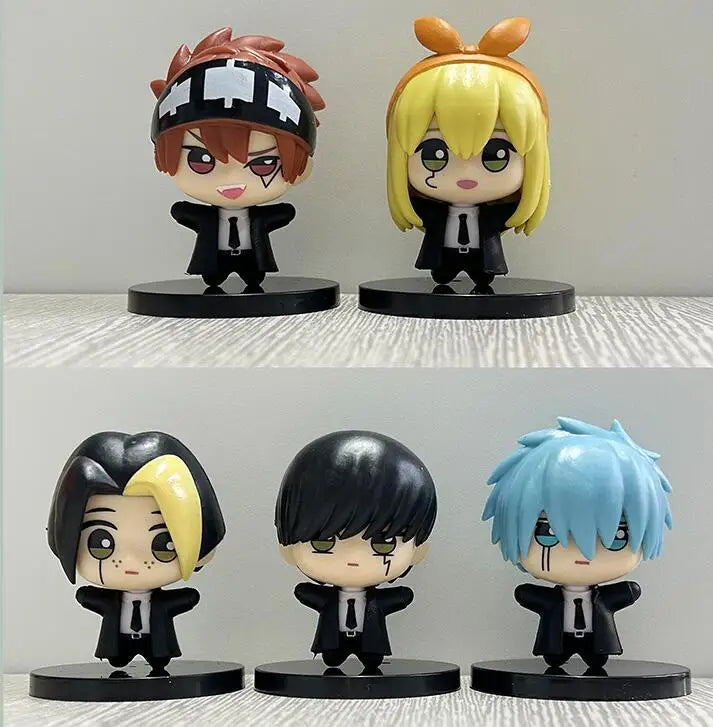 5pcs Mashle Magic and Muscles Figure Set 7cm Anime Collectible Models