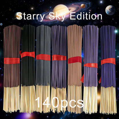 140 Incense Sticks Set with 20 Sticks Each - Rose, Lavender, Sandalwood