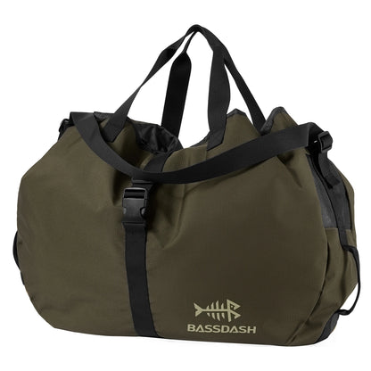 Foldable Fishing Wader Bag BASSDASH FP08 Changing Mat Boot Storage Shoulder Strap