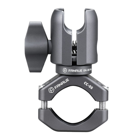FANAUE Motorcycle Phone Mount Handlebar Base w/ Ball Head Anti-Theft