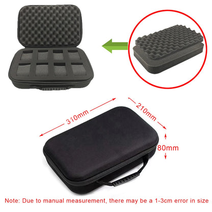 DIY Foam Hard Carry Case Storage Box Travel Zipper Bag Tool Accessories Camera