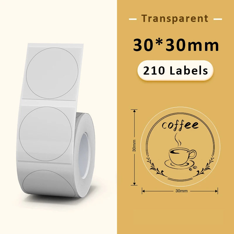 Self-adhesive Paper Waterproof Stickers for Christmas Labels - 40x20mm