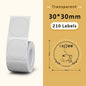 Self-adhesive Paper Waterproof Stickers for Christmas Labels - 40x20mm