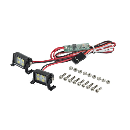4/6 LED RC Crawler Roof Light Bar Search Lamp 1/10 TRX4 TRX6 SCX10 D90