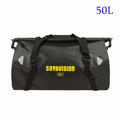 Waterproof Motorcycle Roll-Top Dry Tail Bag Backpack 20-66L