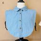Lace Fake Collar Detachable Women Blouse Lapel Shirt Clothes Accessories