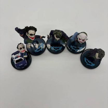 5pcs The Dark Knight Joker PVC Figure Set 6-10cm Collectible Models