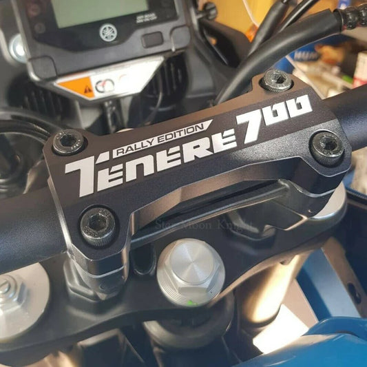 For Yamaha Tenere 700 CNC Handlebar Riser Top Clamp Cover 2019+
