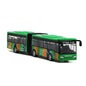 Pull Back Alloy City Bus Model Diecast Double Decker Toy 1:64 Scale