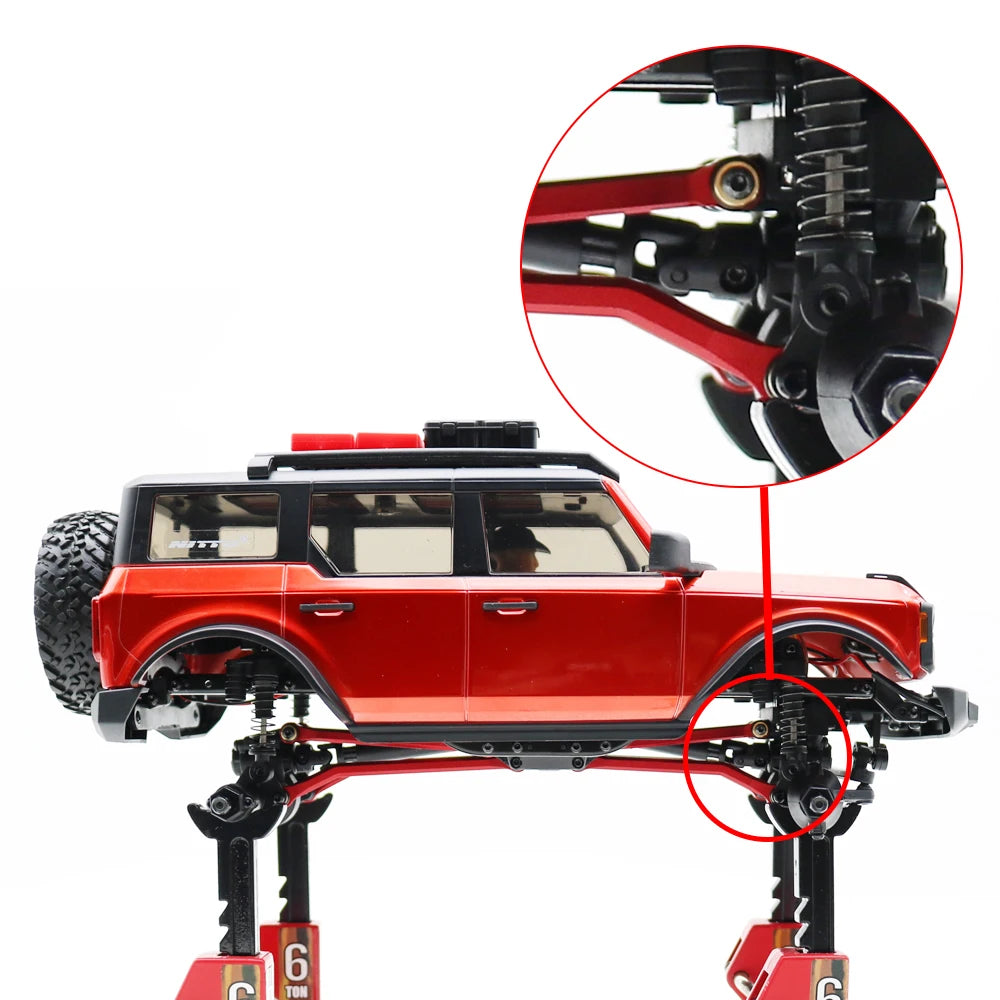 1/24 RC Crawler Metal High Clearance Chassis Link Set for Axial SCX24 - EXPROTAS
