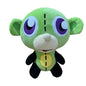 Alien Invader Plush Backpack Zim 3D Eyes Stuffed Robot Toy Green Bag