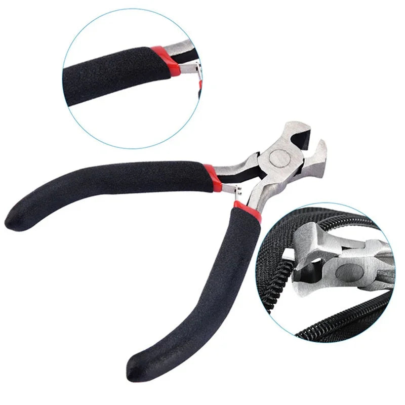 85Pcs/set Zipper Repair Kit Easy Fix Zipper Slider Head Puller Closure Universal Replacement Broken/Wearable Household Removable