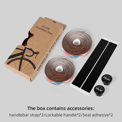 Road Bike Handlebar Tape ESLNF Cotton Anti-Slip Bar Wrap Cycling