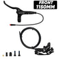 E-Bike Hydraulic Disc Brake BUCKLOS 4-Piston Power Cut-Off 1150/1950mm