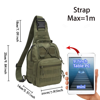 Outdoor Tactical Bag for Everyday Carry Sling Backpack Sport Pack