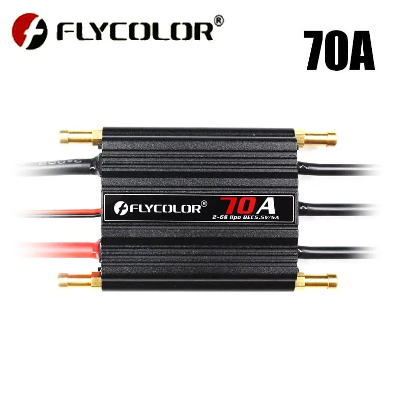 Flycolor Brushless ESC 50A–150A 2–6S LiPo BEC 5.5V/5A for RC Boat Model