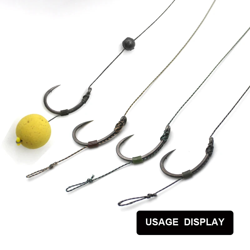 Carp Soft Braided Hooklink Line Uncoated Braid - EXPROTAS