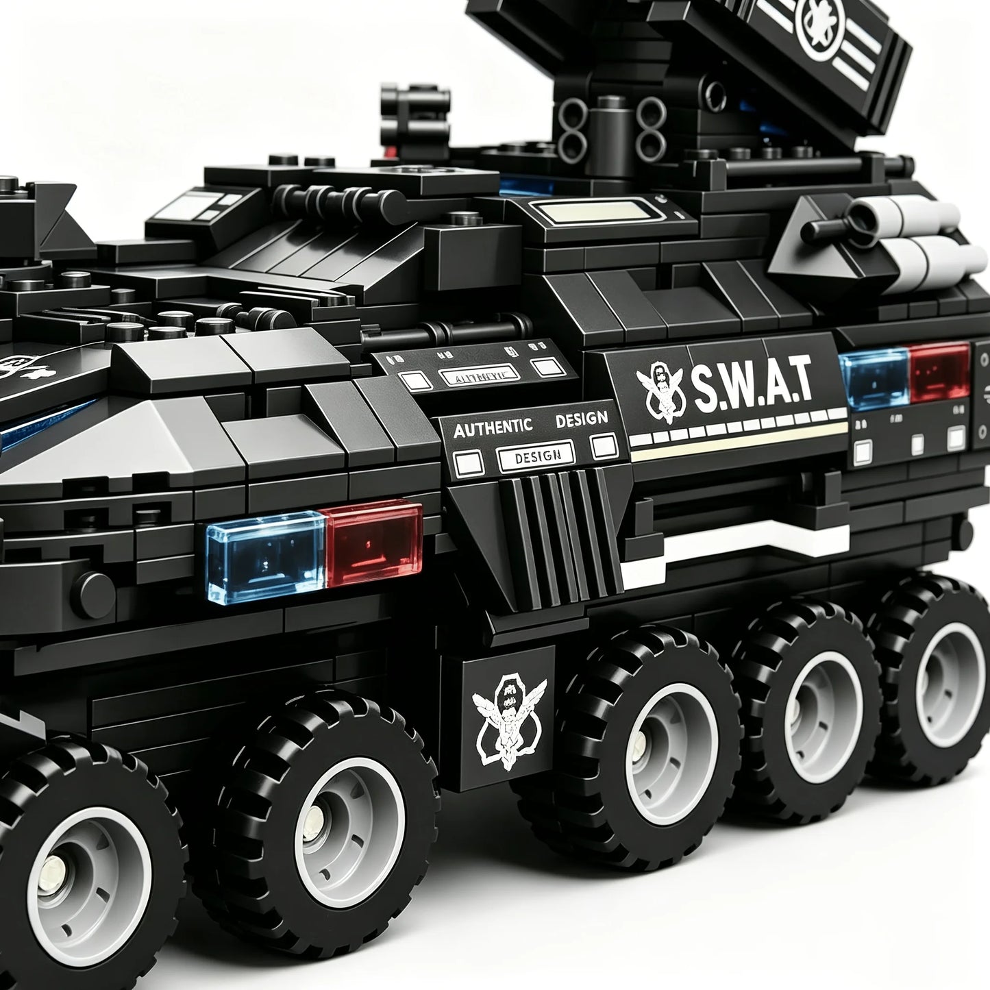 717 Special Police Vehicle Building Blocks Model Urban Army Theme
