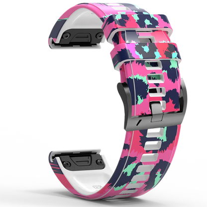 Silicone Strap for Garmin Fenix 7X 8 6X 5X 26mm 22mm Watch Band